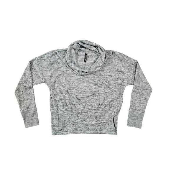 90 Degree by Reflex Women's Heather Gray Cowl Neck Top - Large - Picture 1 of 6